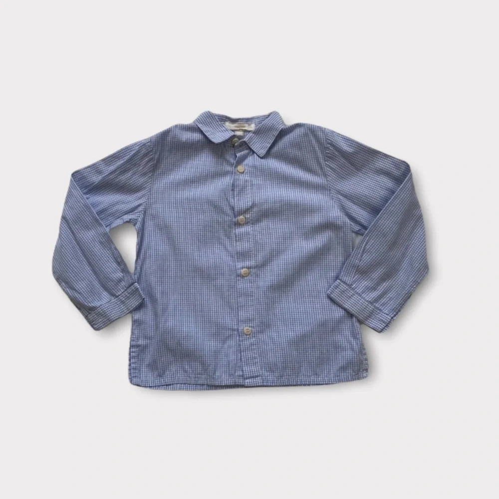 Gianfranco Ferre Boys Button Up Shirt Check Size 4